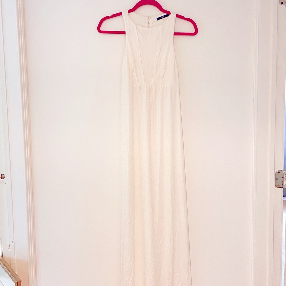 TART White racerback maxi dress - size small